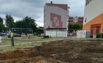 Zakończenie robót ziemnych po awarii przy ul. Bursztynowej